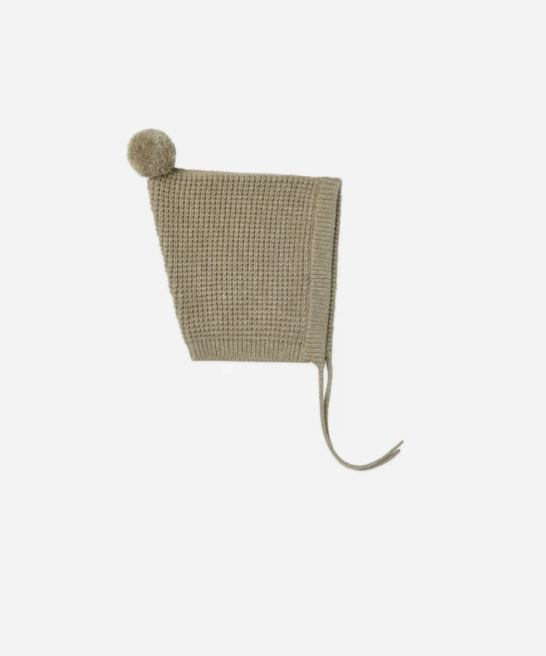 Knit Pixie Hat - Heather Fern
