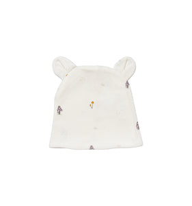 Baby Hat with Ears - Mushroom