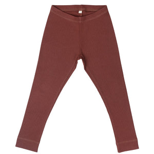 Loungewear PJ Top + Pant Set - Dark Brick