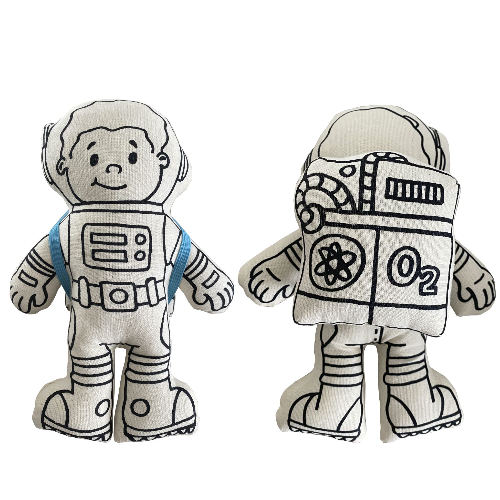Astronaut Doll with Short Hair + Backpack