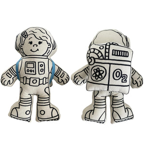 Astronaut Doll with Barrette + Backpack