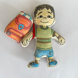 Doll with Pocket + Backpack