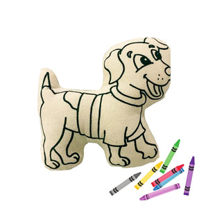 Puppy Doll for Colouring & Pretend Play