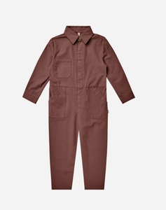 Coverall Jumpsuit - Mahogany
