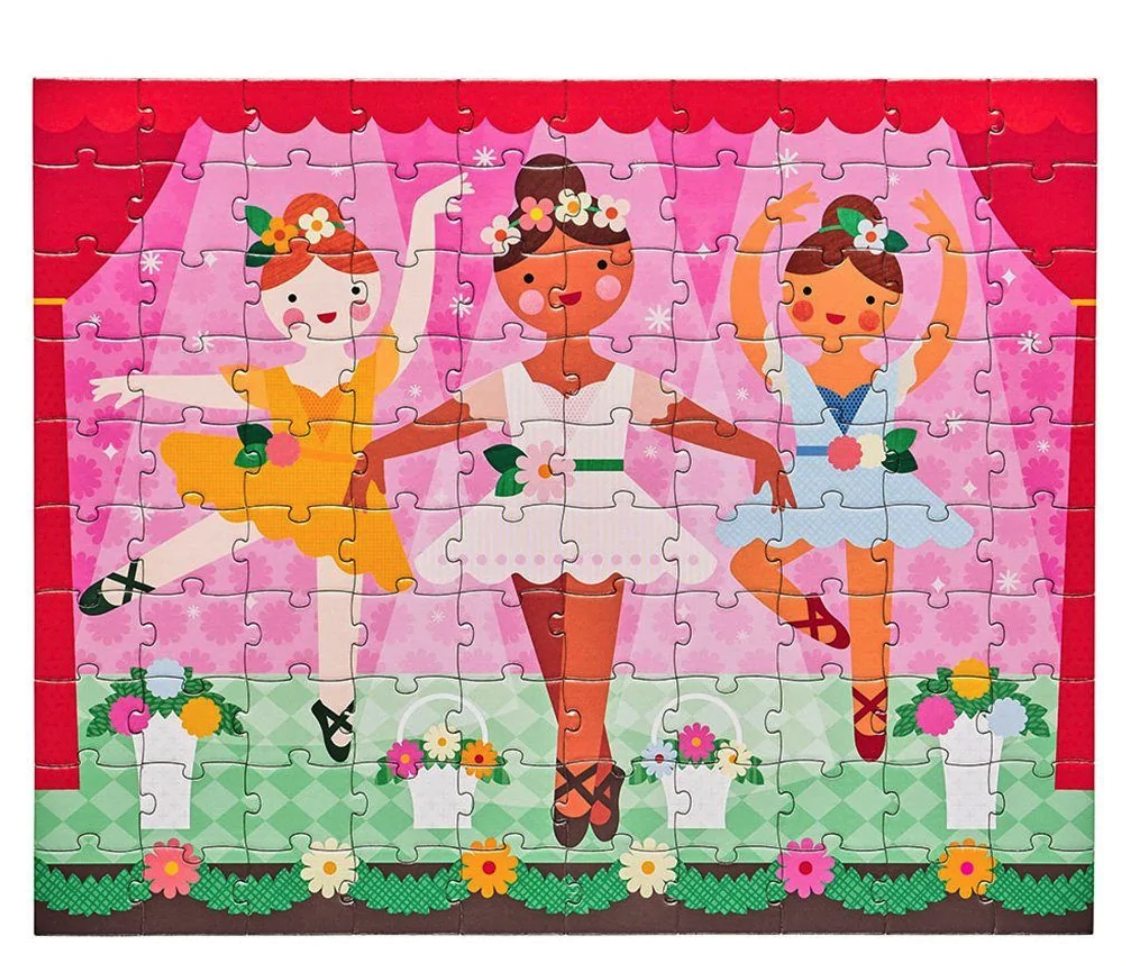 Two Sided On-the-Go Puzzle - Ballerina