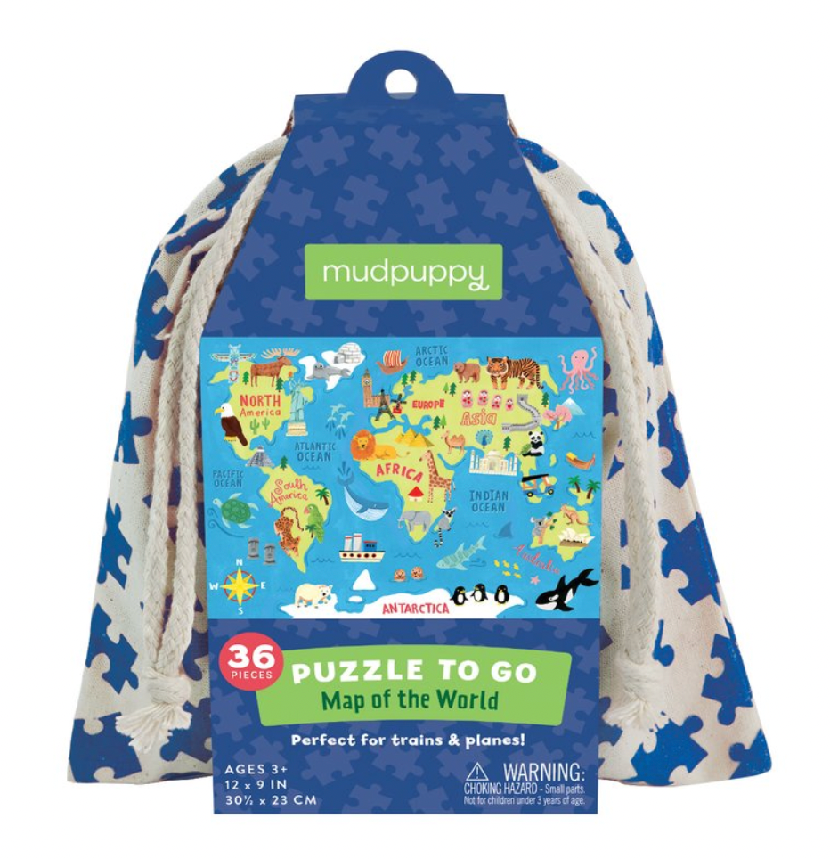 Map of the World Puzzle to Go