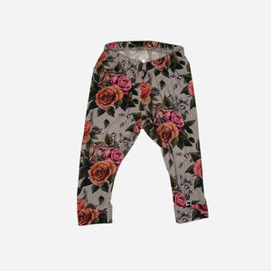 Floral Bamboo Leggings - 6/9M