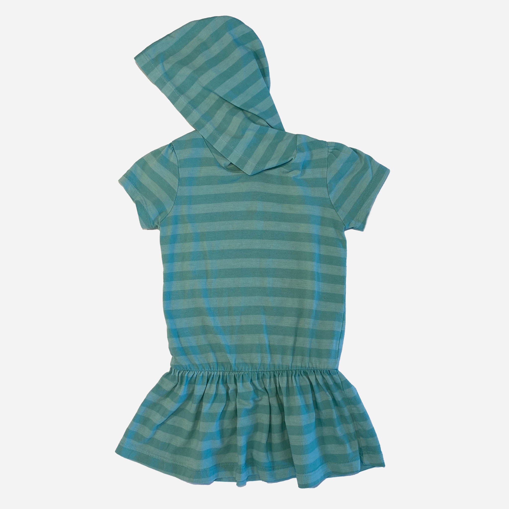 Short Sleeve Hooded Dress - 12/18M