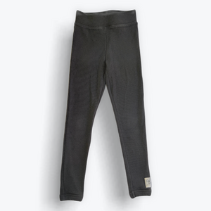 Charcoal Ribbed Leggings - 6