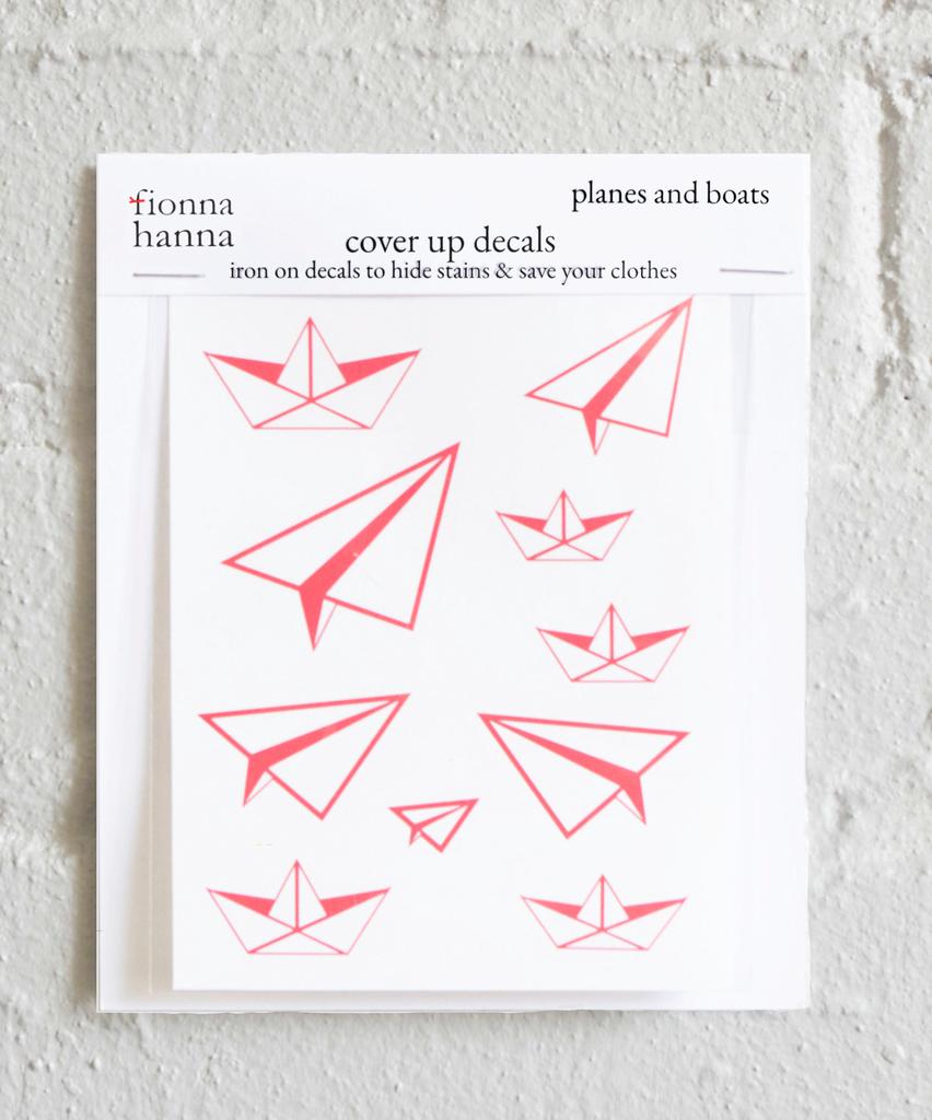 Planes & Boats Iron On Decals